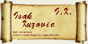 Isak Kuzović vizit kartica
